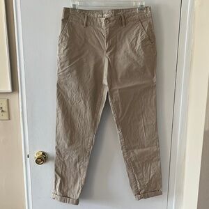 EB Boyfriend Slim leg LegendWash Stretch Khaki Trousers BARELY WORN!